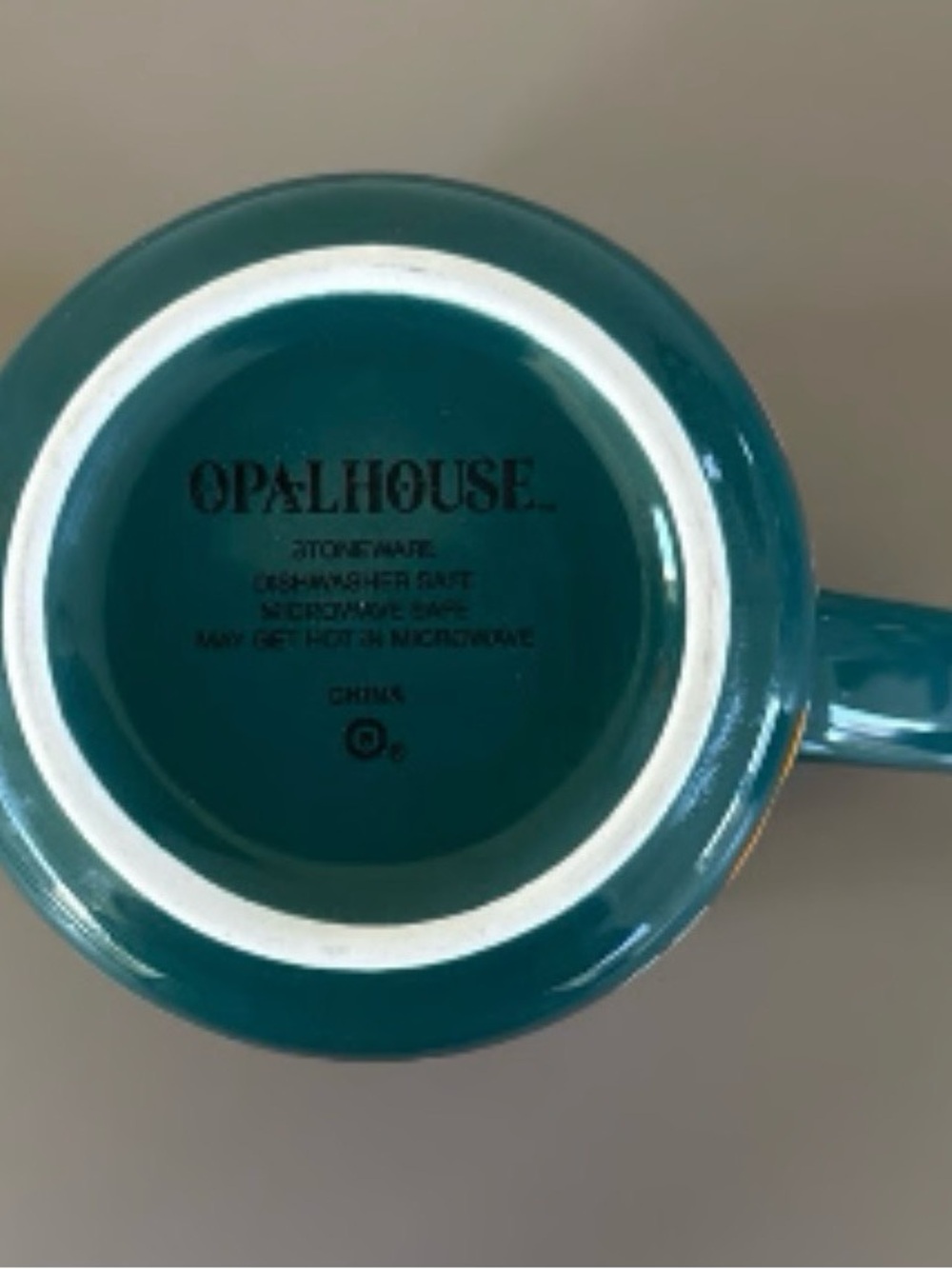 Opalhouse “Spill theTea” Turquoise Floral Mug -16oz - Picture 4 of 4